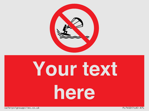 Custom No kite surfing